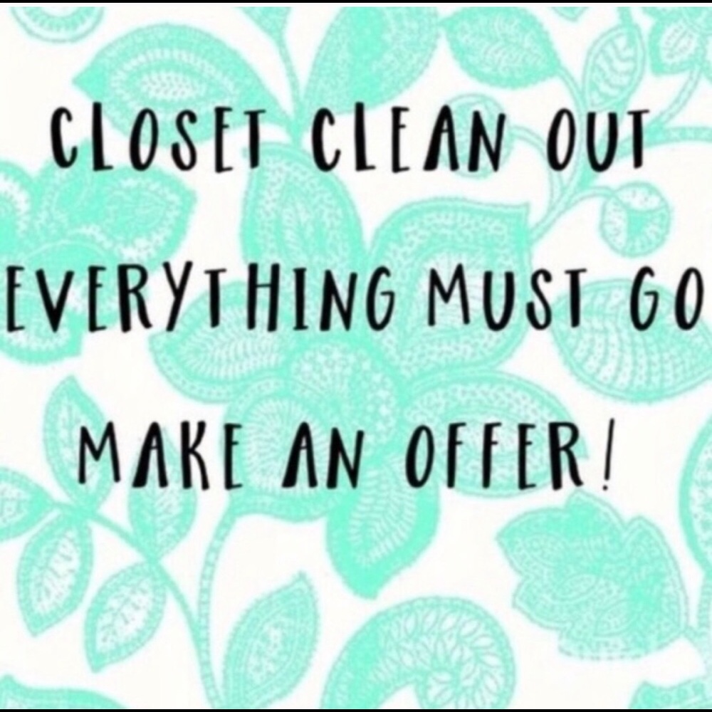 Closet Cleanout Make Me An Offer!